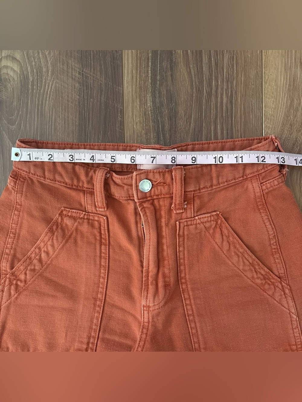 Universal Thread Orange High Rise Utility Short - Picture 4 of 7